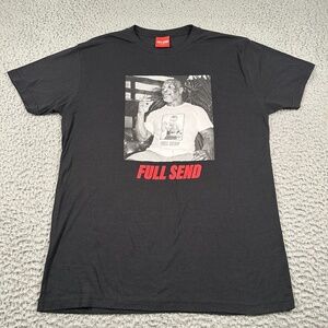 Full Send‎ Shirt Mens Large Mike Tyson Graphic Print Short Sleeve Black